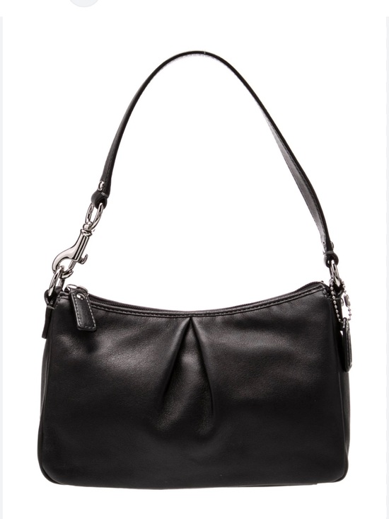 Coach Handbags - Vintage Coach Y2K Demi Baguette Shoulder Bag Black Leather